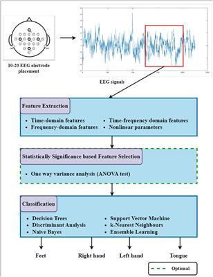 Statistically significant features improve binary and multiple Motor Imagery task predictions from EEGs